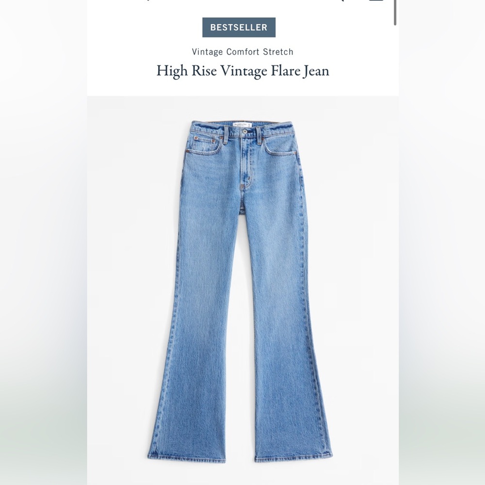Abercrombie & Fitch The Vintage Flare High Rise 6